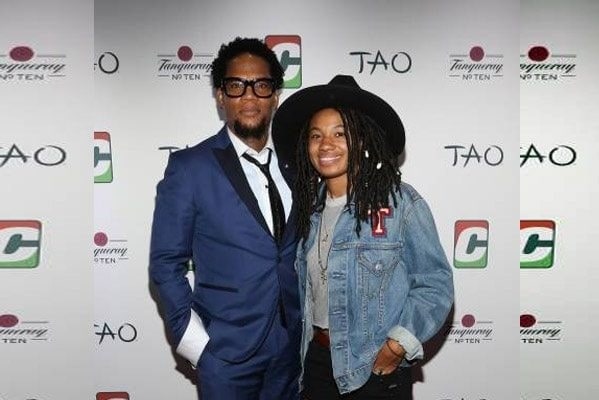 A picture of D.L. Hughley with his younger daughter Tyler Whitney Hughley.